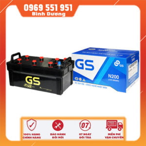 Ắc quy GS N200 12V-200AH chính hãng tại Bình Dương