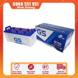 BÌnh Ắc quy ô tô GS N150 12V-150AH bình dương